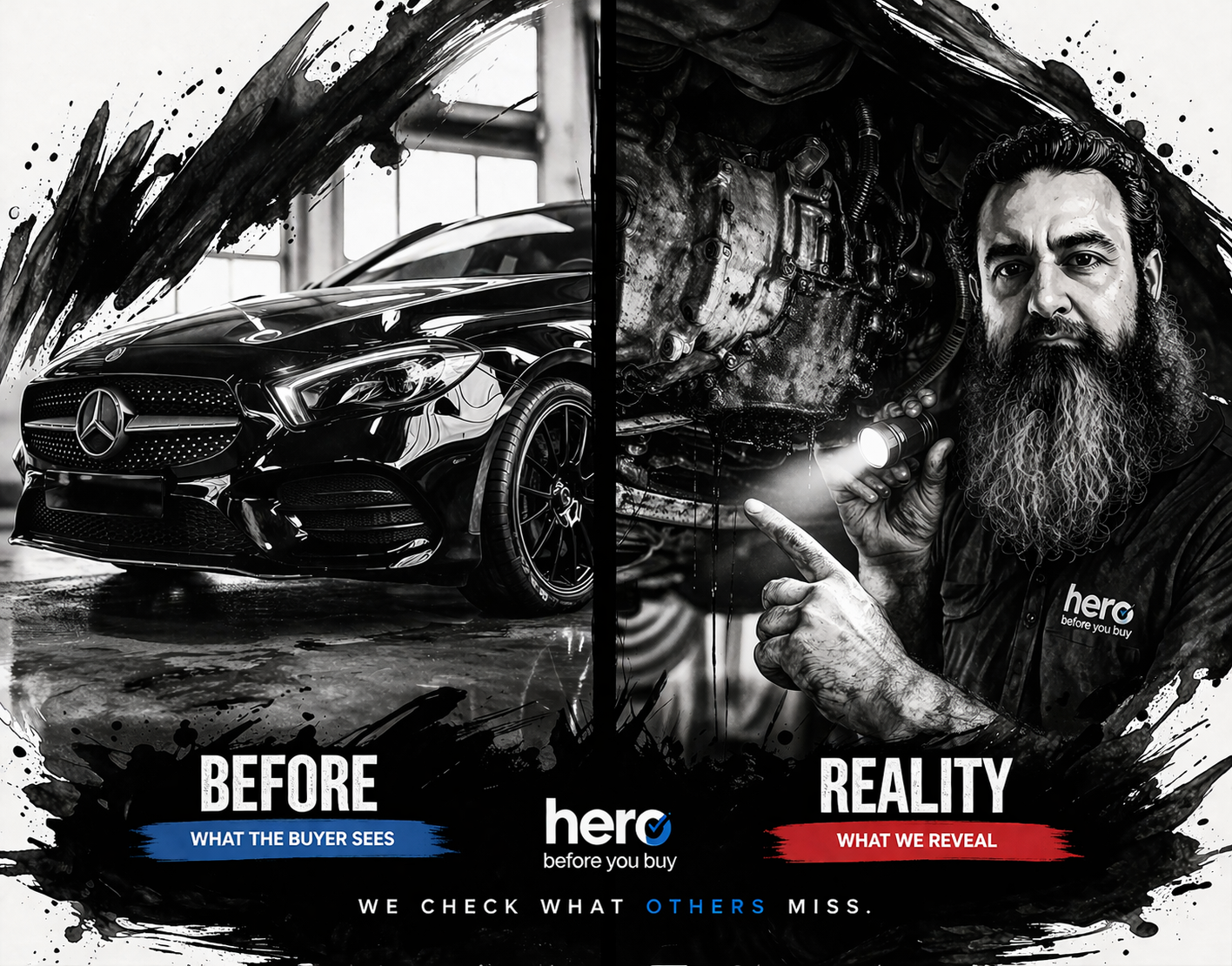 Before And After Vehicle Inspection Contrast